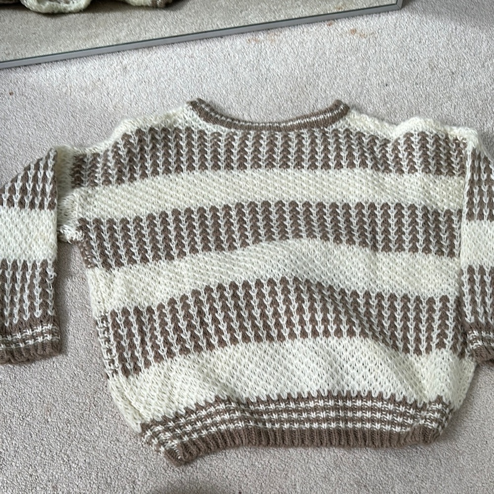 Cozy Knit Striped Sweater